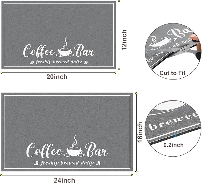 CooRug Absorbent Coffee Mat, Fashion Dish Drying Mat - Image 6