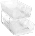 Simple Houseware 2 Tier Bathroom Organizer Tray Pull-Out Sliding by SimpleHouseware