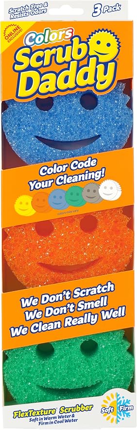 Scrub Daddy Color Sponges by ScrubDaddy