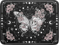 Skeleton Butterfly Dish Drying Mat Black Skull Absorbent Dish Drainer by Giwawa