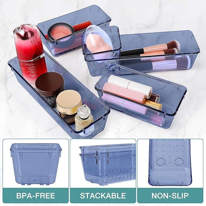 StorMiracle 25 PCS Drawer Organizer Set, 5 Varied Size Bathroom and kitchen - Image 3