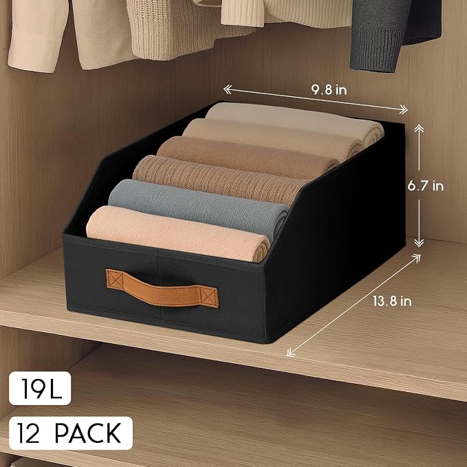 Homsorout Fabric Storage Bins for Organizing - Image 2