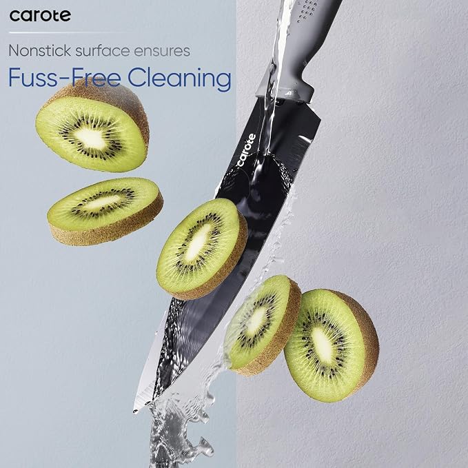 CAROTE 14Pcs Kitchen Knife Set, Stainless Steel knife set - Image 4