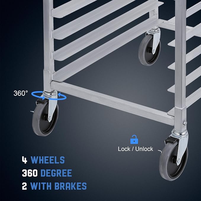 Profeeshaw Bun Pan Bakery Rack 20 Tier - Image 4