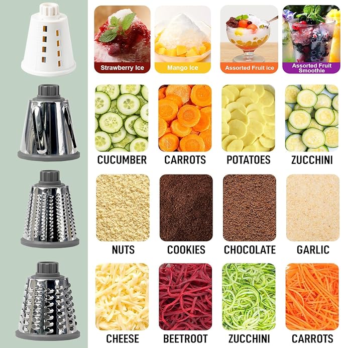KalraMay Cheese Grater, Rotary Cheese Grater - Image 6
