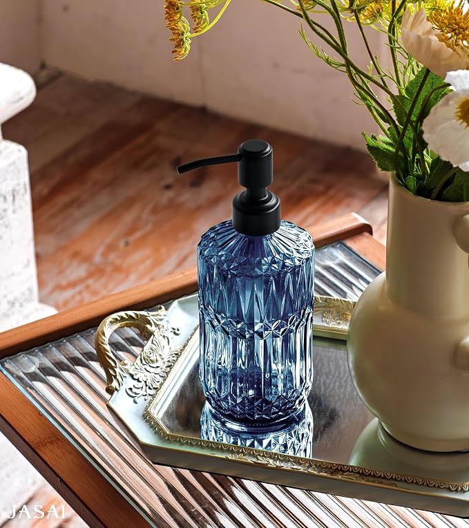 JASAI 18Oz Blue Soap Dispenser - Image 3