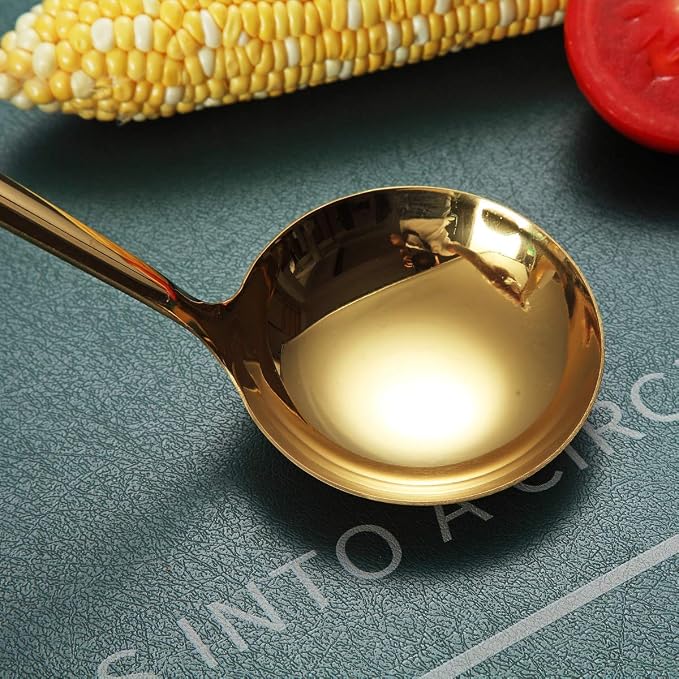 Gold Ladle, Berglander Stainless Steel Kitchen Ladle - Image 5