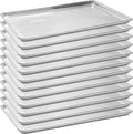 12 Pack Full Size Aluminum Perforated Baking Sheet Pan, Restaurant & Kitchen by FSUON