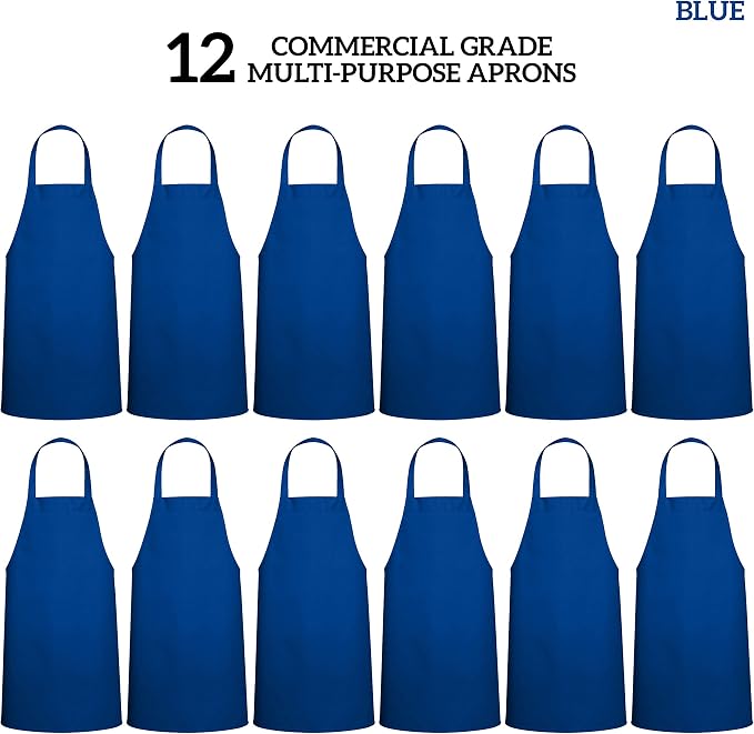 GREEN LIFESTYLE 12 Pack Professional Chef Apron – Grilling Aprons - Image 3