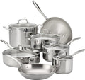 Tramontina Tri-Ply Clad Stainless Steel 12-Piece Cookware Set by Tramontina