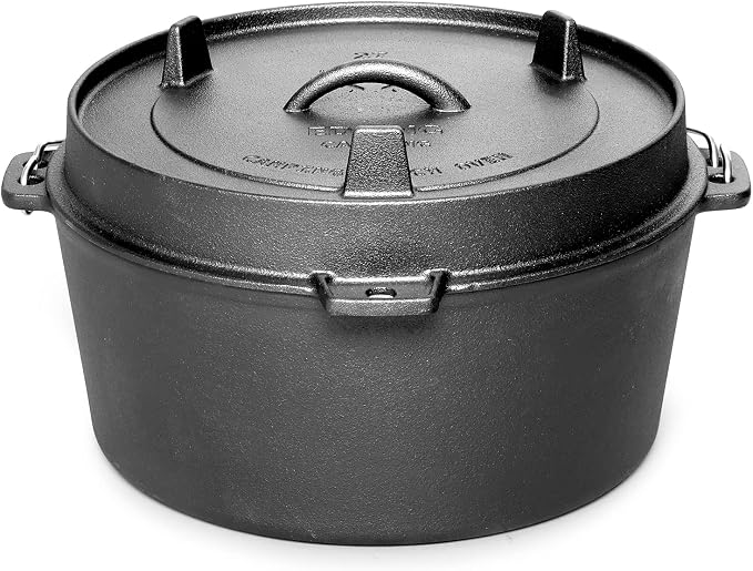 EDGING CASTING Pre-Seasoned Cast Iron Camping Dutch Ovens, Outdoor Camping - Image 2