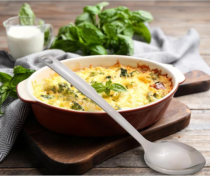 HIC Kitchen Solid Serving Spoon - Image 2
