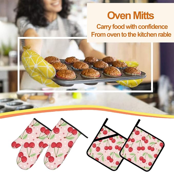Oven Mitts and Hot Pads Set - Image 7