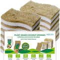 Sponges Kitchen Natural Dish Sponge Plant-Based Biodegradable Compostable by Unknown