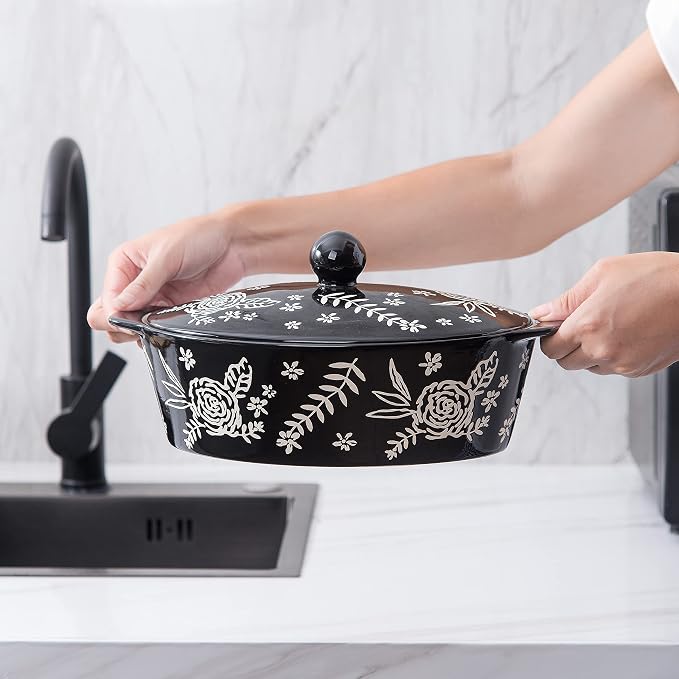 Casserole Dish With Lid Casserole Dish Baking Dishes - Image 2