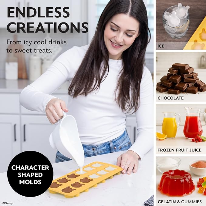 Disney Pooh Silicone Ice Cube Tray – 2 Pack Ice Trays - Image 4