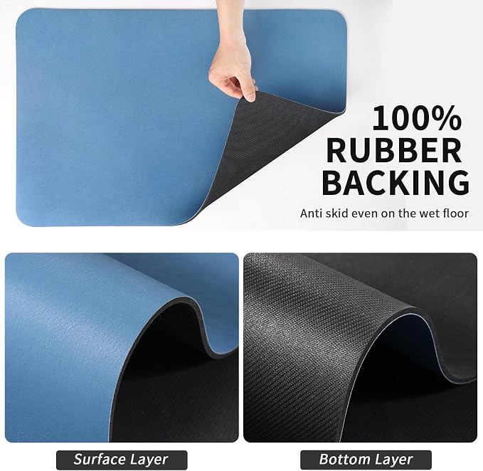 HotLive Dish Drying Mat for Kitchen Counter, Heat Resistant Drainer Mats - Image 5