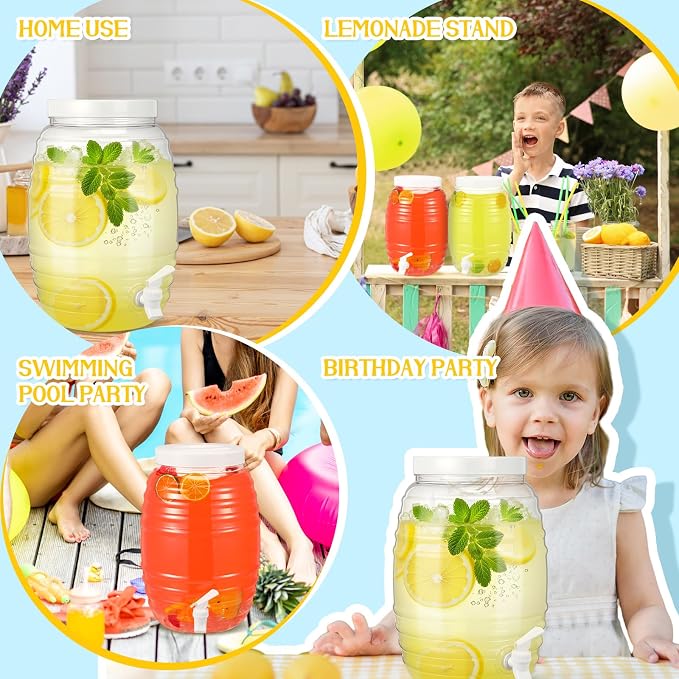 Honeydak 1 Pcs 2.7 Gallon Plastic Beverage Dispenser - Image 3