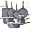 SENSARTE Nonstick Granite Cookware Set, PFOA & PFOS Free, Healthy Non Stick by SENSARTE