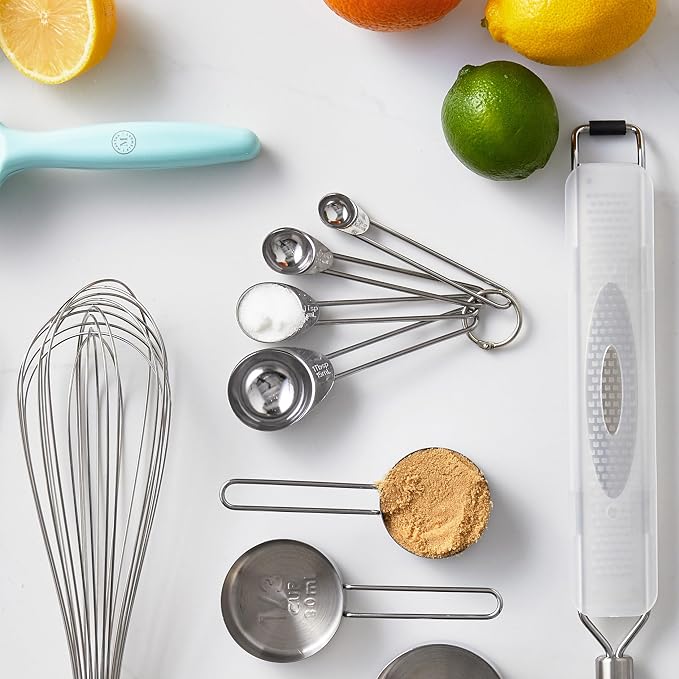 Martha Stewart Richburn 4-Piece Stainless Steel Measuring Spoons Set – Durable - Image 2
