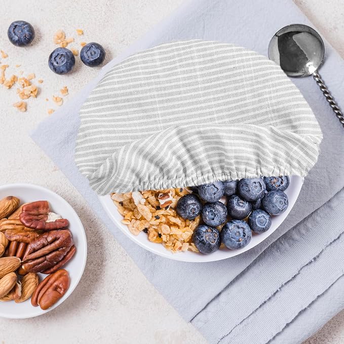 Reusable Bowl Covers, 5 Size Stretch Cloth Bowl Covers - Image 6