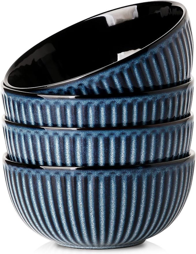 HASENSE Large Ceramic Serving Bowls 42 Oz by Hasense