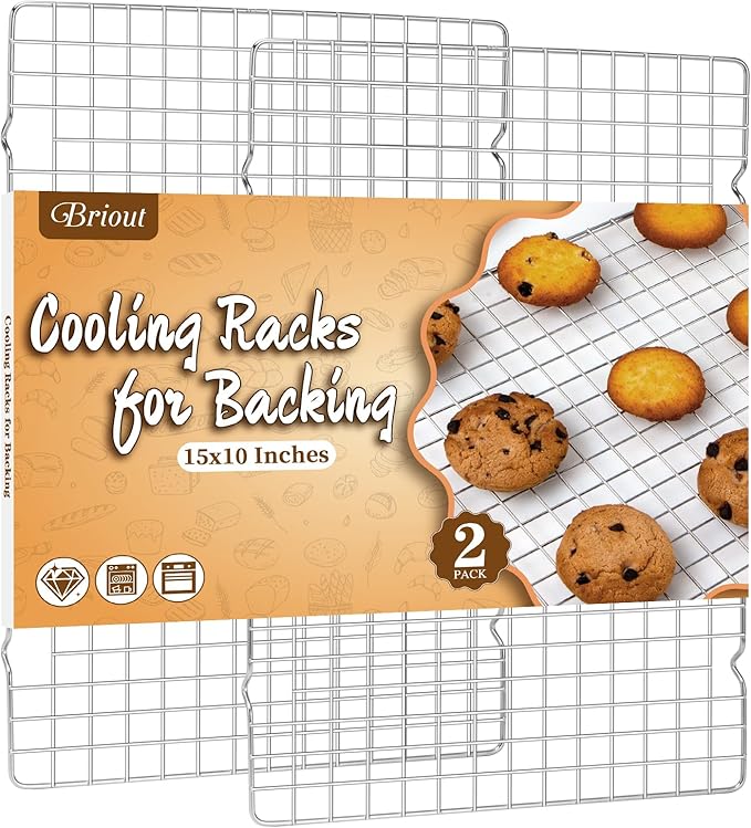Briout 2PCS Cooling Racks for Cooking and Baking by Briout