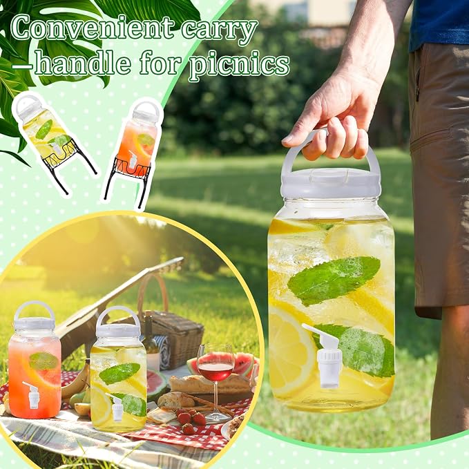 Tanlade 2 Pcs Plastic Drink Dispenser - Image 6