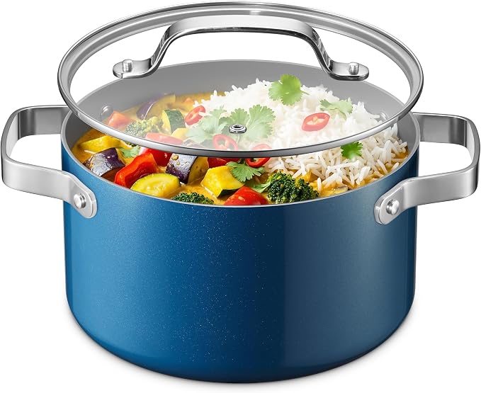 Bakken 5 Quart Ceramic Coated Stock Pot by BAKK%C3%8BNMASTER