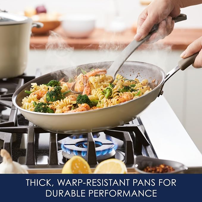 Rachael Ray Cook + Create Nonstick Frying Pan/Skillet, 12.5 Inch - Image 4