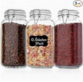 Liuruiyu 78oz Glass Food Storage Jars by Liuruiyu