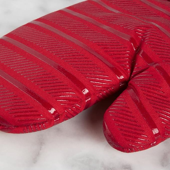 KitchenAid Albany Oven Mitt 2-Pack Set, Passion Red - Image 4