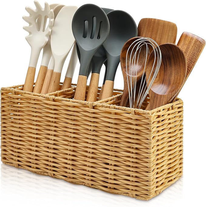 Extra Large Cooking Utensil Holder by Ayiaren