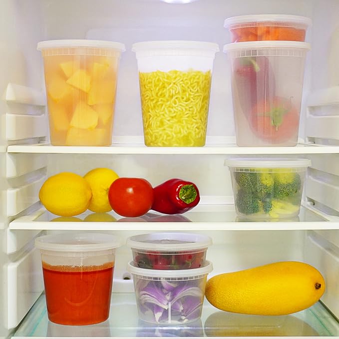 TashiBox 48 Sets 32 oz Plastic Deli Containers - Image 5