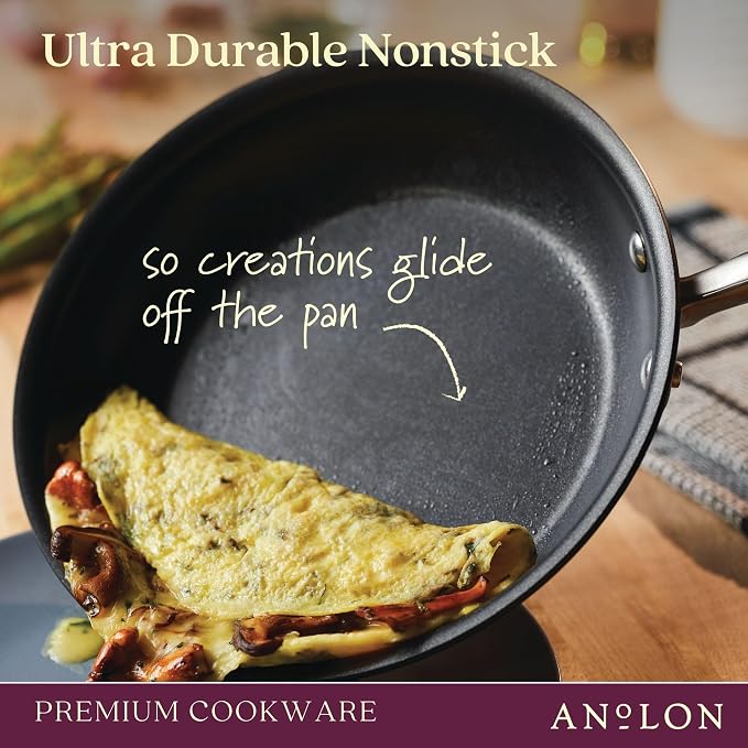 Anolon Advanced Home Hard-Anodized Nonstick Skillets - Image 4