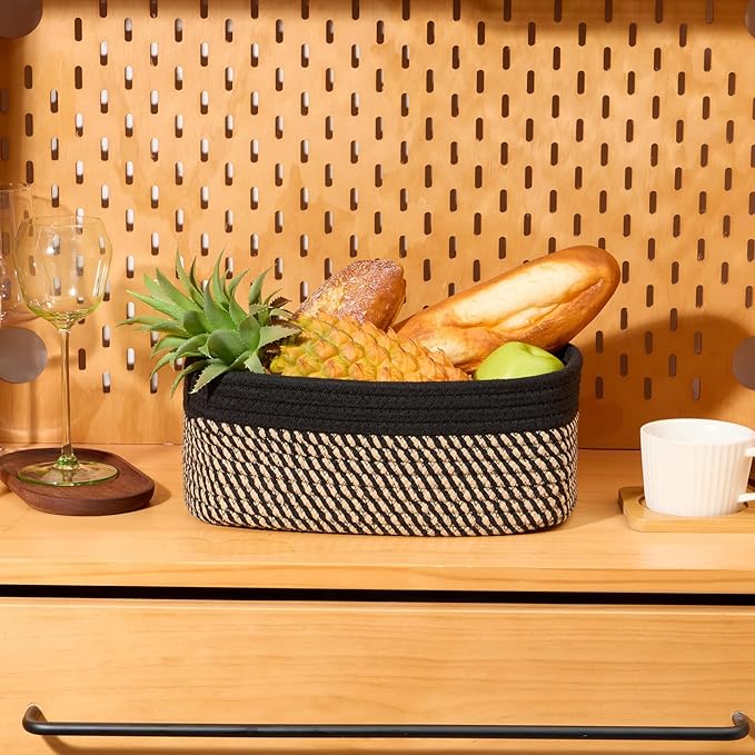 MiniArk Small Storage Baskets for Organizing | Closet Organizer Bins | Shelf - Image 5