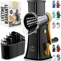 Zulay Kitchen Rotary Cheese Grater 5 Blade Cheese Shredder by ZulayKitchen
