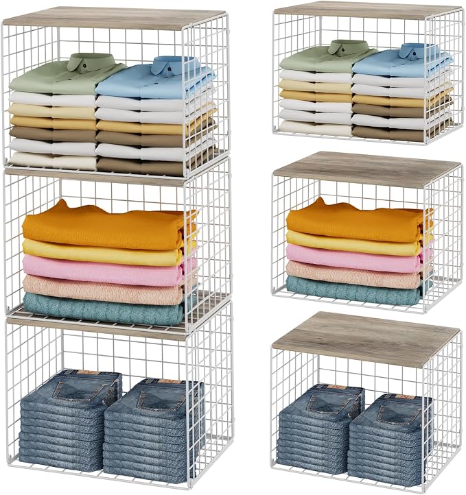 Closet Organizers And Storage Shelf, Widened Opening, Heightened Height by Cidaziya