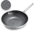 GreenPan Hybrid 11” Nonstick Stainless Steel Wok Pan, APEX Tri-Ply Thermobond by GreenPan