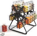 Rotating Spice Rack Organizer for Large Cabinets Kitchen Countertop by SNTD