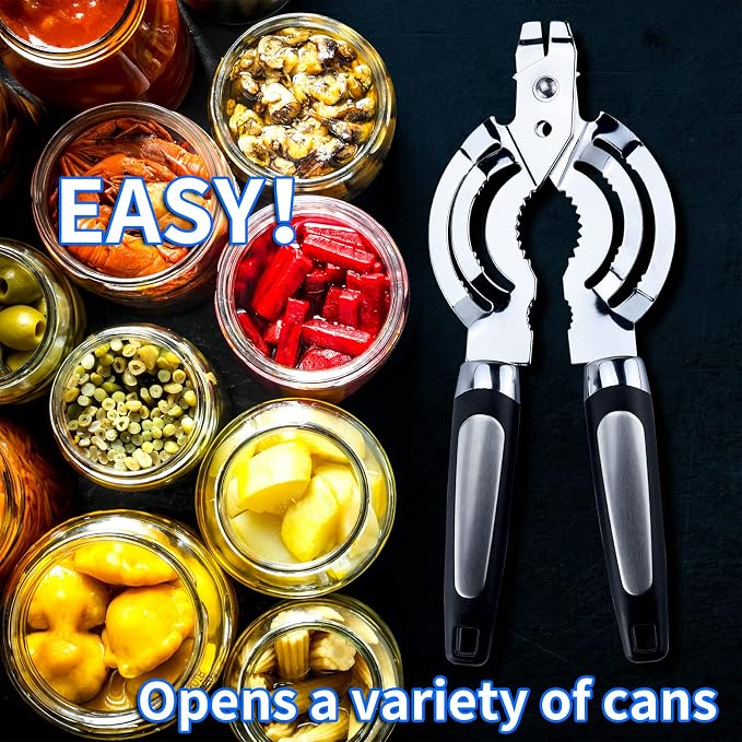 Jar Opener, Stainless Steel Jar Lid Opener, Beer Bottle Opener - Image 5