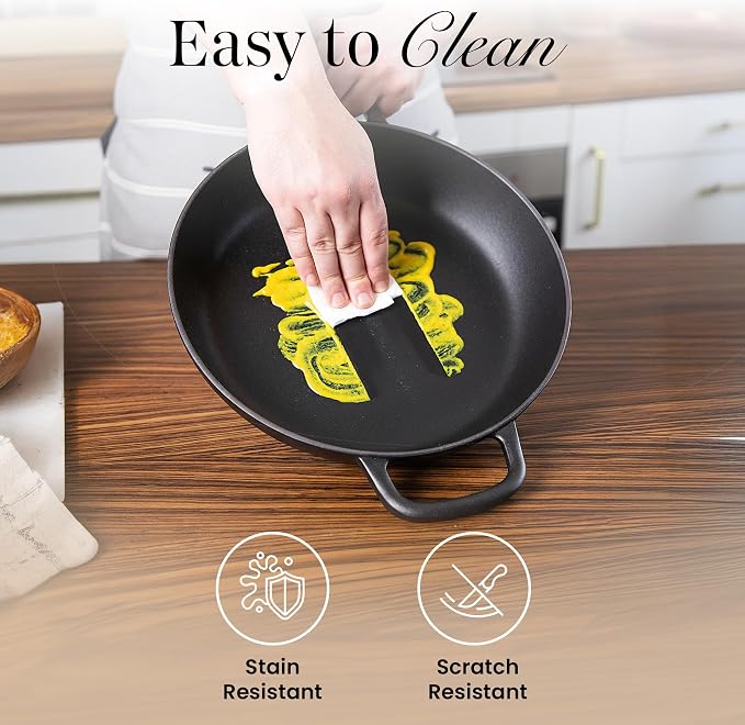 Shallow Cast Iron Casserole - Image 5