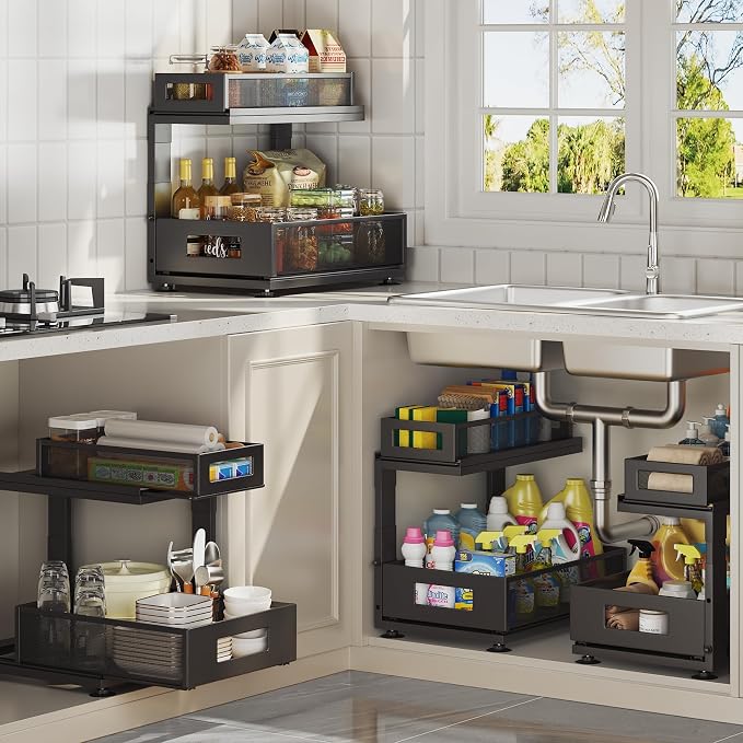 2 Pack Under Sink Organizer - Image 8