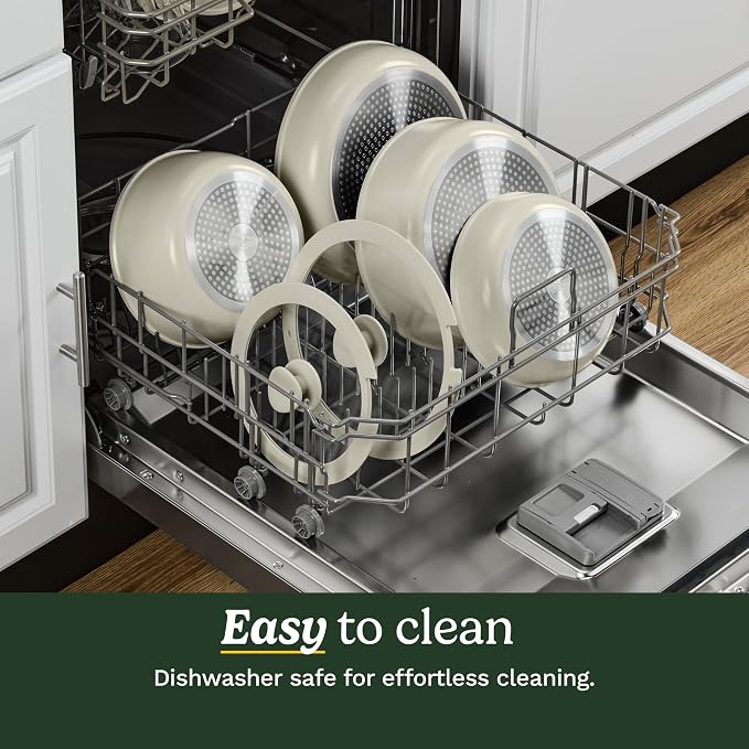 Cuisinart 13-Pc ClickSmart Nonstick Detachable Handle Ceramic Cookware - Image 9