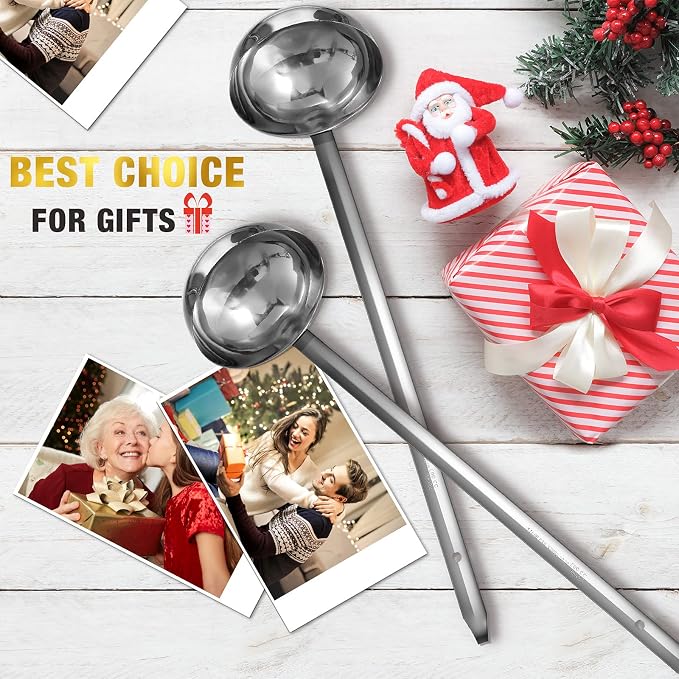 meekoo Stainless Steel Ladle Soup Handle Ladle - Image 6