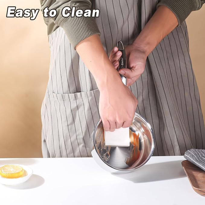 1-Quart Saucepan with Lid, Tri-Ply Stainless Steel Pot with Stay-Cool Handle & - Image 6