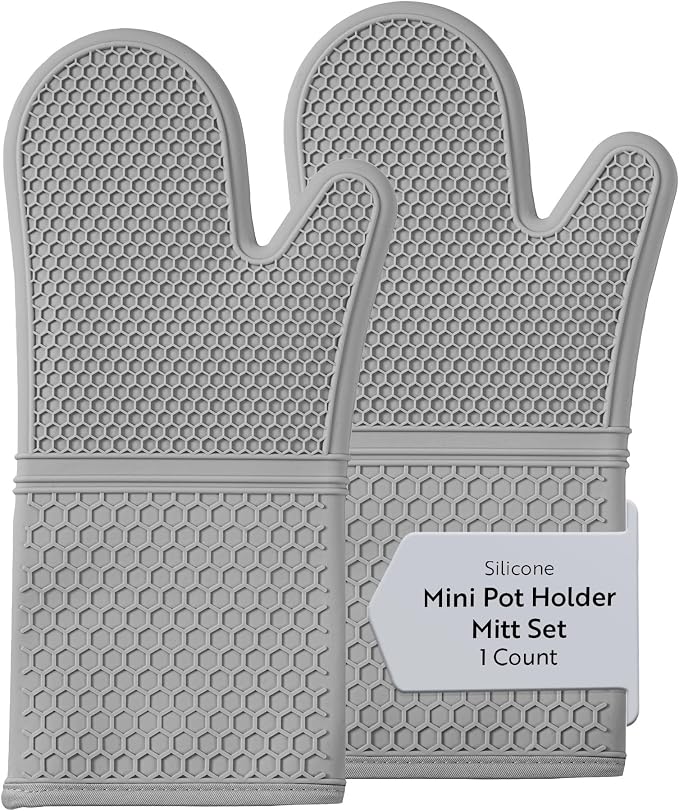 Restaurantware 2-Piece Silicone Oven Mitts Set 1 Case of 13.98 x 7.28 x 1.57 by Restaurantware