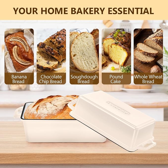 Wildone 2 in 1 Enameled Cast Iron Bread Pan - Image 7