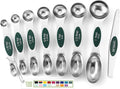 Spring Chef Stainless Steel Magnetic Measuring Spoons Set of 8 by SpringChef