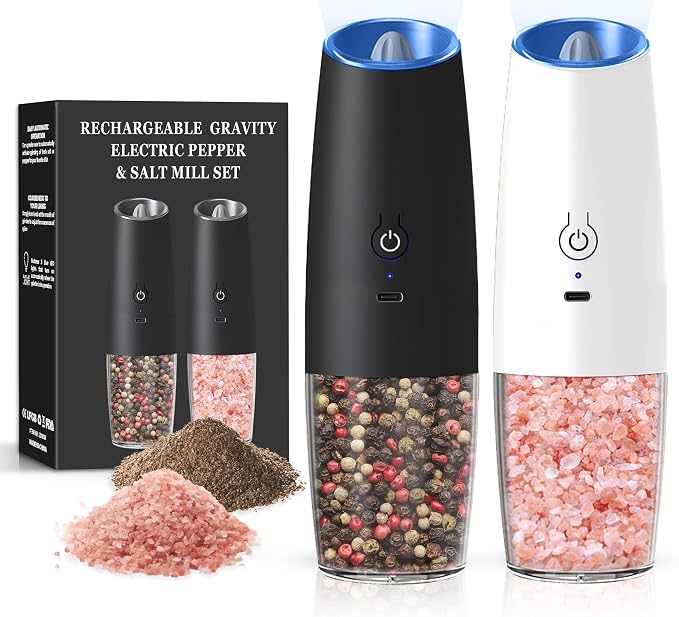 Rechargeable Salt And Pepper Grinder Set by Unknown